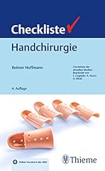 Checkliste handchirurgie nline gebraucht kaufen  Wird an jeden Ort in Deutschland