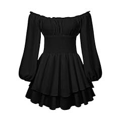 Rüschenkleid langen puffärme gebraucht kaufen  Wird an jeden Ort in Deutschland