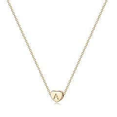 Tiny gold initial for sale  Delivered anywhere in USA 