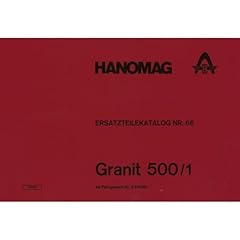 Hanomag granit 500 gebraucht kaufen  Wird an jeden Ort in Deutschland