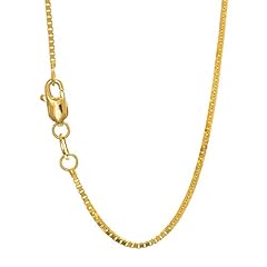 Used, 10k Solid Yellow Gold 1mm Box Chain Necklace, Lobster for sale  Delivered anywhere in USA 