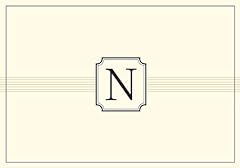 Monogram note cards for sale  Delivered anywhere in USA 