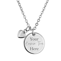 Personalized disc necklace for sale  Delivered anywhere in USA 