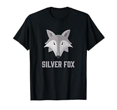 Silver fox shirt for sale  Delivered anywhere in USA 
