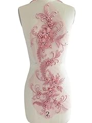 Pink applique lace for sale  Delivered anywhere in USA 