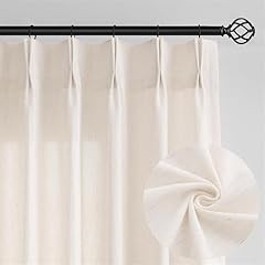Natural pinch pleated for sale  Delivered anywhere in UK