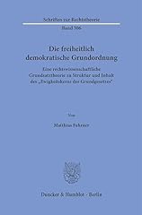 Freiheitlich demokratische gru gebraucht kaufen  Wird an jeden Ort in Deutschland