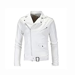 Veste cuir blanc d'occasion  Livré partout en France