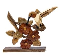 Handmade wooden hummingbird for sale  Delivered anywhere in USA 