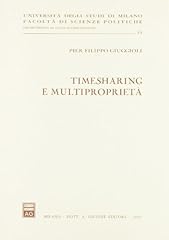 Timesharing multiproprieta . usato  Spedito ovunque in Italia 