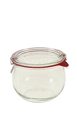 Used, Weck 744 1/2L Tulip Jar Set of Six - 16.9 Ounce for sale  Delivered anywhere in Canada