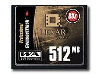 Lexar 512mb professional usato  Spedito ovunque in Italia 