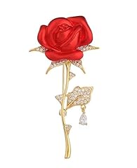 Rhinestone red rose for sale  Delivered anywhere in UK