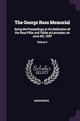 George ross memorial for sale  Delivered anywhere in UK