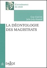 Déontologie magistrats d'occasion  Livré partout en France