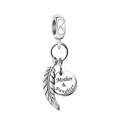 Jmqjewelry feather charm for sale  Delivered anywhere in UK
