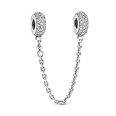 Safety Chain Charm 925 Sterling Silver Pendant,Girl for sale  Delivered anywhere in Canada