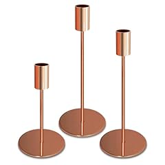 Pink gold candlestick for sale  Delivered anywhere in USA 