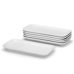 Miicol Ceramic Rectangle Serving Platters, 9”(23 x for sale  Delivered anywhere in UK