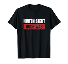 Hinten steht shirt gebraucht kaufen  Wird an jeden Ort in Deutschland