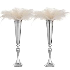 2pcs trumpet vases for sale  Delivered anywhere in USA 