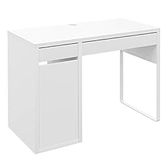 Gebraucht, Ikea MICKE Schreibtisch in weiß (105x50cm), Holzwerkstoff gebraucht kaufen  Wird an jeden Ort in Deutschland