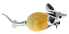 Silveramber jewellery brosche gebraucht kaufen  Wird an jeden Ort in Deutschland
