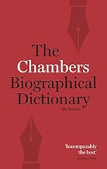 Chambers biographical dictiona for sale  Delivered anywhere in UK