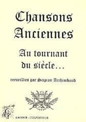 Chansons anciennes tournant d'occasion  Livré partout en France