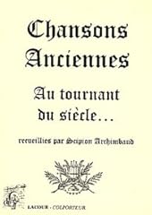 Chansons anciennes tournant d'occasion  Livré partout en France