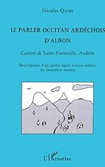 Parler occitan ardechois d'occasion  Livré partout en France