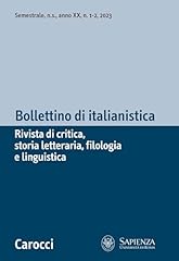 Bollettino italianistica. rivi usato  Spedito ovunque in Italia 