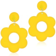Acrylic flower earrings for sale  Delivered anywhere in UK