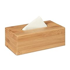 Relaxdays bamboo tissue for sale  Delivered anywhere in UK