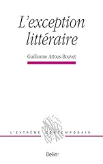 Exception littéraire d'occasion  Livré partout en France