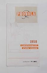 Phonola. 1958 radiofonografi usato  Spedito ovunque in Italia 