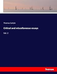 Critical miscellaneous essays for sale  Delivered anywhere in USA 