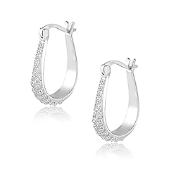 Hoop earring women for sale  Delivered anywhere in UK