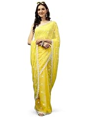 Women georgette saree for sale  Delivered anywhere in UK