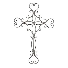 Deco metal cross for sale  Delivered anywhere in USA 