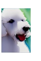White poodle journal for sale  Delivered anywhere in UK