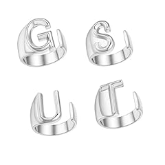 Jhialg rings letters for sale  Delivered anywhere in UK