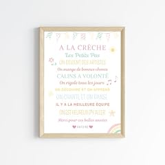 Affiche crèche personnalisé d'occasion  Livré partout en France