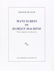 Manuscrits hamlet machine d'occasion  Livré partout en France