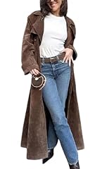 Hulkay suede trench for sale  Delivered anywhere in UK