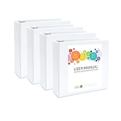 White ring binder for sale  Delivered anywhere in USA 