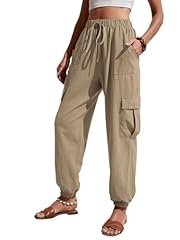 Guolezeev khaki joggers for sale  Delivered anywhere in USA 