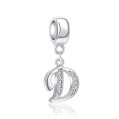 SOUKISS Letter D Charm Sterling Silver 925 Initial for sale  Delivered anywhere in USA 
