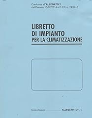 Libretto impianto per usato  Spedito ovunque in Italia 