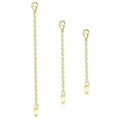 Gold necklace extender for sale  Delivered anywhere in UK